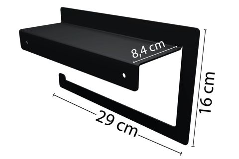 LMZ MUTFAK BANYO TEZGAH ÜSTÜ KAĞIT HAVLULUK, SİYAH