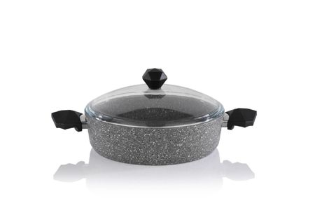SCHAFER CORY 2Lİ TENCERE TAVA SETİ, GRANİT KAPLAMA, 26 CM