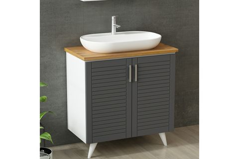 VERA BANYO DOLABI 85CM AY2K 1YA1R TZG BEYAZ ANTRASİT