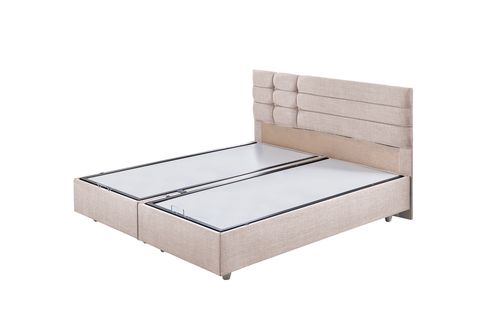 VİYANA BAZA BAŞLIK LETTO YATAK SETİ, KREM, 140X190