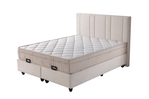 SAHRA BAZA VE BAŞLIK SETİ, KREM, 90X190