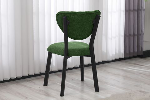 ELİS MUTFAK MASA TAKIMI, 2 SANDALYE, CEVİZ, 70X70 CM, YEŞİL