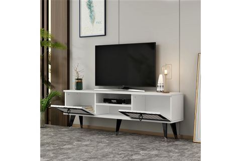 LİDYACT TV STANDI, BEYAZ GÜMÜŞ