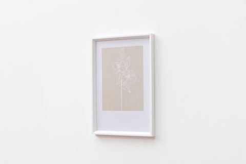 FLORAL Lİ POSTER ÜÇLÜ TABLO SETİ, BEYAZ ÇERÇEVE, 33X48