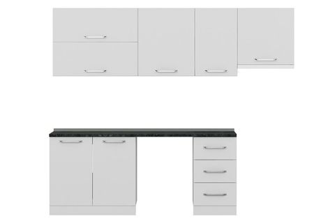 MİNAR 255 CM MUTFAK DOLABI BEYAZ 255 B15
