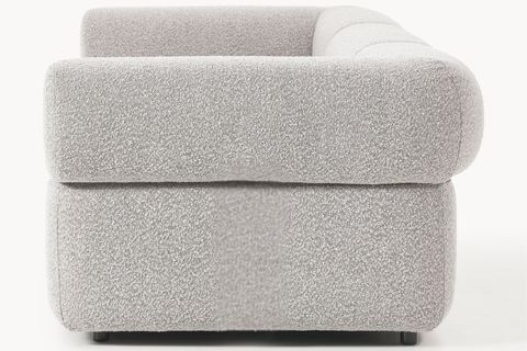 ALBA BUKLE MODÜLER ÜÇLÜ KOLTUK, GRİ