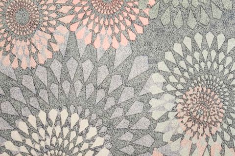 DİJİTAL BASKI, KAYMAZ TABAN İKİLİ BANYO PASPASI 100X60 + 60X50 CM  RVG5201