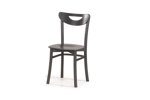 DAMLA SABİT MASA VE KELEBEK SANDALYE TAKIMI, BEYAZ ANTRASİT, 125X80