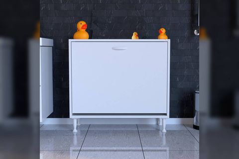 SÖKE SEPETLİ BANYO DOLABI, 75X75X32,7
