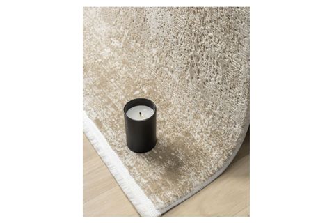 VİTA SERİSİ BAMBU DOKULU MODERN MAKİNE HALISI, VİZON, 200X250