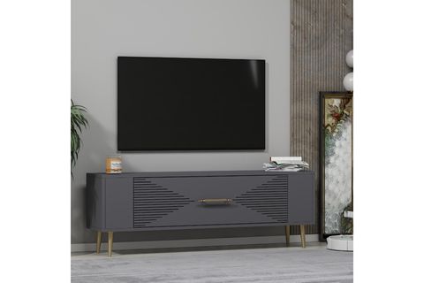 RETROL1 TV SEHPASI, ANTRASİT ALTIN