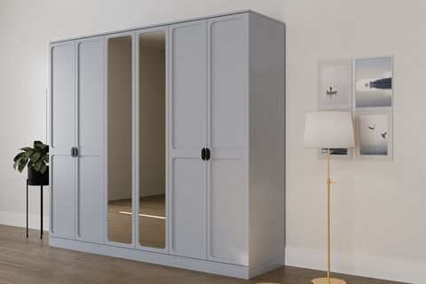 WİLLOW GARDIROP, 6 KAPAKLI