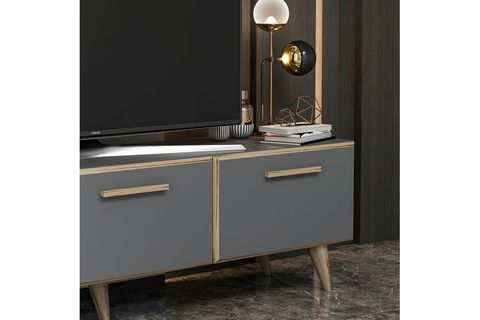 CARA SOFT KAPAKLI TV ÜNİTESİ ANTRASİT