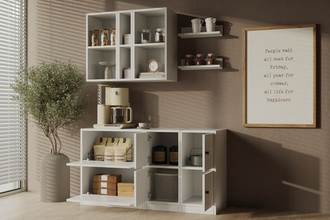 BK ÇOK AMAÇLI DOLAP, 4 KAPAKLI, KBR