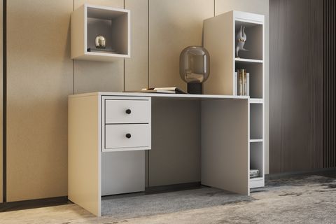 MİNİMALİST ÇALIŞMA MASASI, 2 ÇEKMECELİ