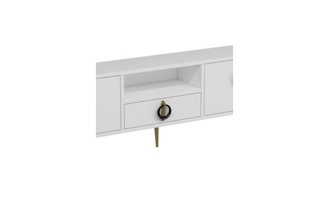 DROPDD TV SEHPASI BEYAZ ALTIN SİYAH, 1318DROPDD 32