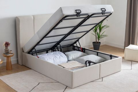 LUNA TOTE BAZA VE BAŞLIK SETİ, KUMAŞ DEĞİŞTİRİLEBİLİR, 160X200