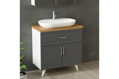 SANYA BANYO DOLABI AY2K1Ç15, ANTRASİT, 85 CM