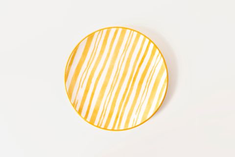 AMARİLLO LİNES ÜÇLÜ PASTA TABAĞI, 21 CM