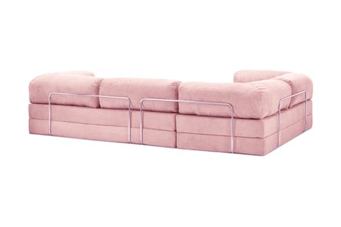 LEGOM MODÜLER YATAKLI AKTİVİTE KÖŞE KOLTUK PEMBE, 200X300