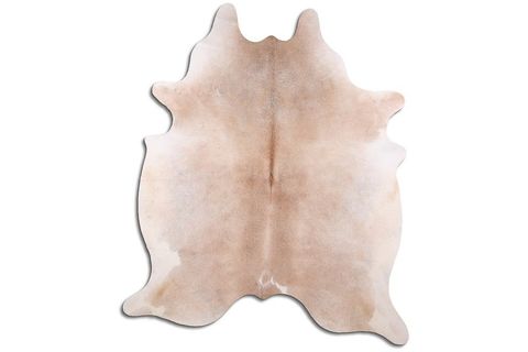 HAKİKİ DERİ DANA POSTU DÜZ KREM NO 1