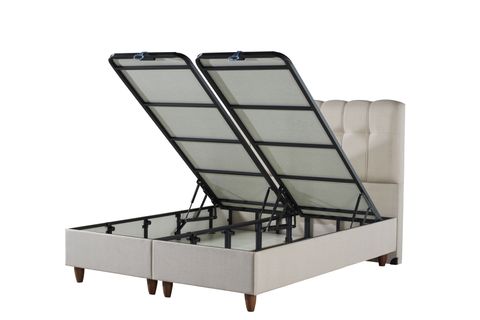 LUNA FORTE BAZA VE BAŞLIK SETİ, BEJ, 160X200