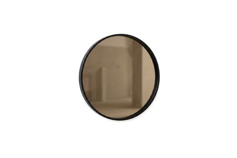 CİRCLE DUVAR AYNASI, SİYAH, 50 CM