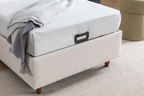 NOTTE BAZA VE BAŞLIK SETİ, KREM, 120X200