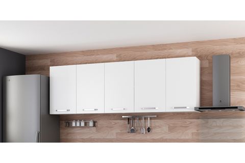 MİNAR 220 CM MUTFAK DOLABI BEYAZ 220-B3-ÜST MODÜL