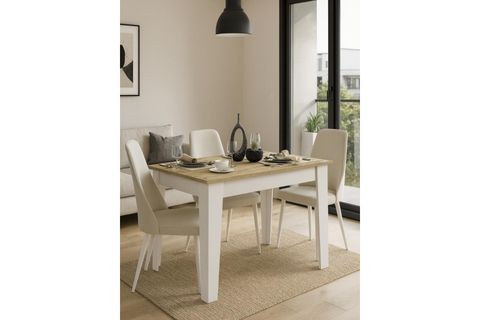 TATYOS GİZLİ BÖLMELİ MUTFAK MASASI, SAFİR, 110 CM
