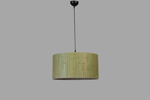 BAMBU 03 ABAJURLU TEKLİ SARKIT AVİZE