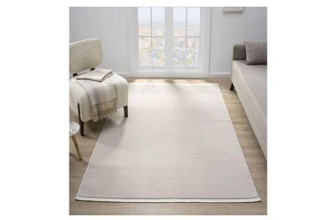 ARTES BAMBU DOKULU MODERN MAKİNE HALISI, BEJ, 80X400, 12000