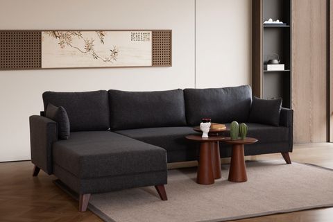 GLORİA KÖŞE KOLTUK, ANTRASİT, SOL KÖŞE