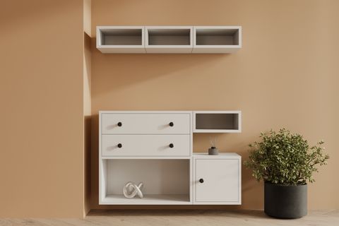 BK ÇOK AMAÇLI DOLAP, DUVARA MONTE 3 RAFLI, MST