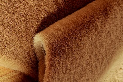 TAPPETO REX TAVŞANI DEKORATİF DOUBLE POST, CAMEL, 60X100