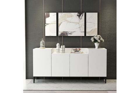 ELLARİA MODERN KONSOL, BEYAZ, 160 CM
