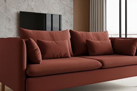 BUDAPEST MODÜLER ÜÇLÜ KOLTUK, KİREMİT