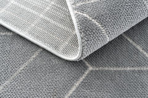 EKO HALI URBAN URB 03 GRİ BEYAZ ETNİK HAV TOZ VERMEZ YUMUŞAK KESME YOLLUK HALI 120X400