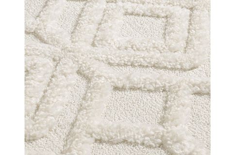 ELİT KOLEKSİYONU SAÇAKLI MAKİNE HALISI, BUKLELİ, KREM, 100X200