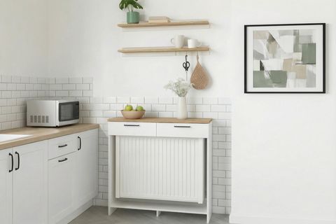 SOLANA PETEK ÜSTÜ DRESUAR, KAHVE KÖŞESİ, 110 CM