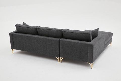 BERLİN SERİSİ L KOLTUK, ANTRASİT GOLD, SOL KÖŞE