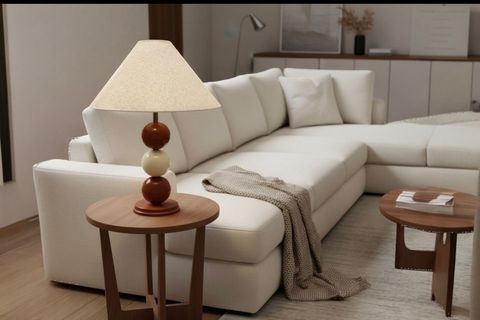 ZEN EL YAPIMI MASİF ABAJUR, KREM