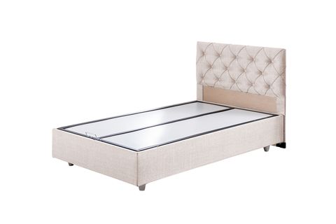DOLCE BAZA VE BAŞLIK SETİ, KREM, 100X200