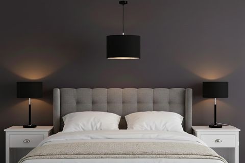 AYBEN ABAJUR AVİZE SETİ, SİYAH KROM