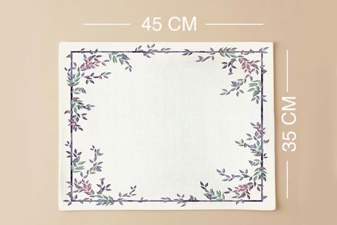 LAVANTA YAPRAKLARI PAMUKLU DÖRT ADET AMERİKAN SERVİSİ