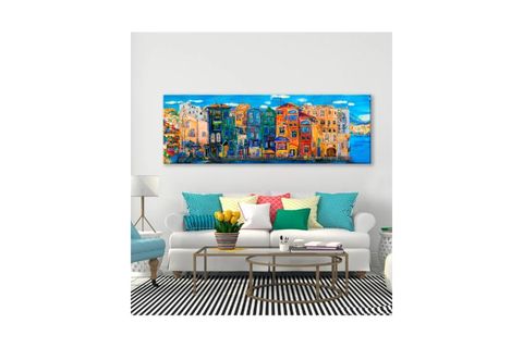 RENKLİ MANZARA CANVAS TABLO MAGE-1511 50X150CM