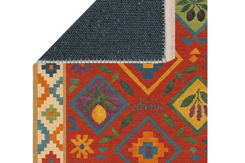 BEREKET DESENLİ HALI, DOKUMA TABAN HALI, 348 YNG, 100X150 CM