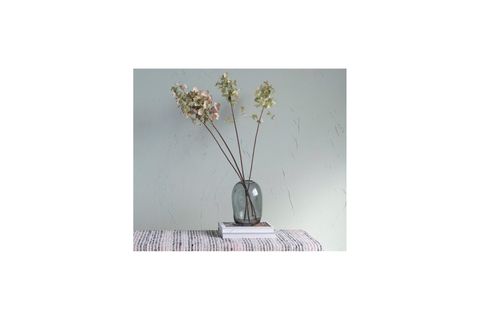 GİRİNTİLİ CAM VAZO MODERN SALON KONSOL SEHPA DEKORU