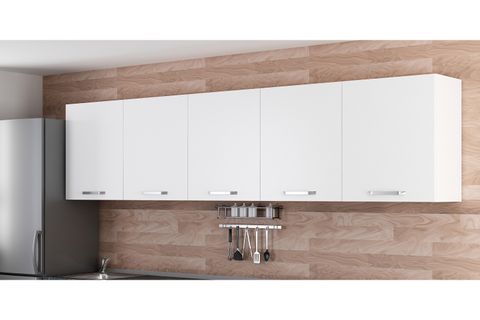 MİNAR 300 CM MUTFAK DOLABI BEYAZ 300-B3-ÜST MODÜL