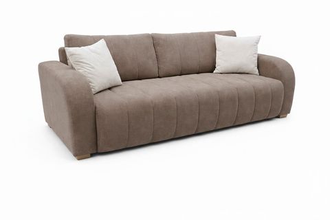 CLOUD YATAKLI ÜÇLÜ KOLTUK, AÇIK KAHVERENGİ